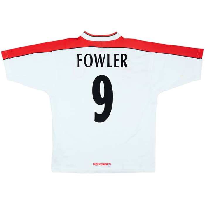 1998-99 Liverpool Away Shirt Fowler #9 - 7/10 - (M)