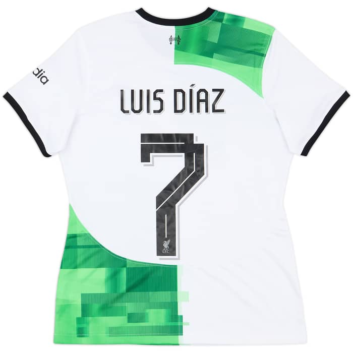 2023-24 Liverpool Away Shirt Luis Diaz #7 - 7/10 - (Women's L)