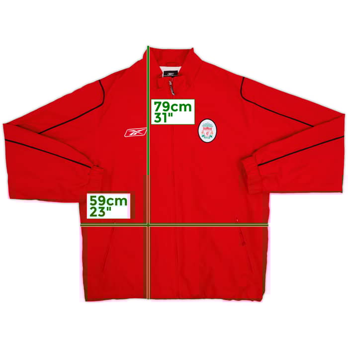 2002-03 Liverpool Reebok Track Jacket - 8/10 - (L)