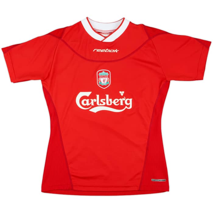 2002-04 Liverpool Home Shirt - 9/10 - (Women's M)