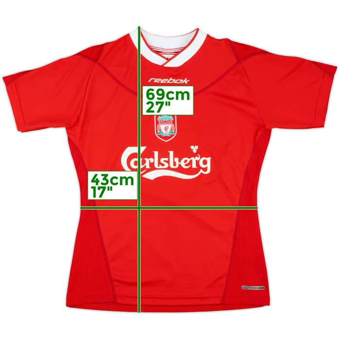 2002-04 Liverpool Home Shirt - 9/10 - (Women's M)