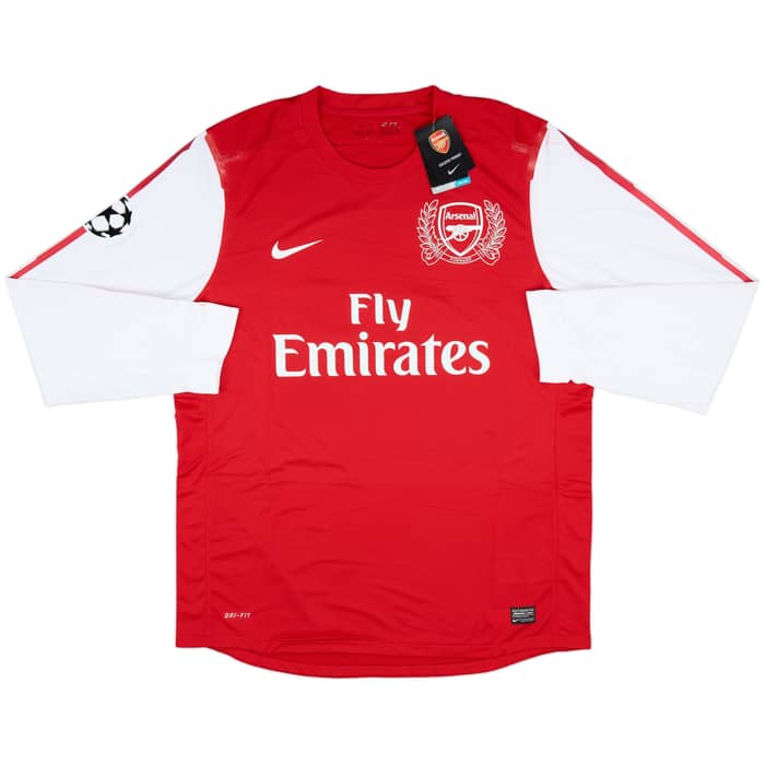2011-12 Arsenal Home L/S Shirt Henry #12 (XXL)