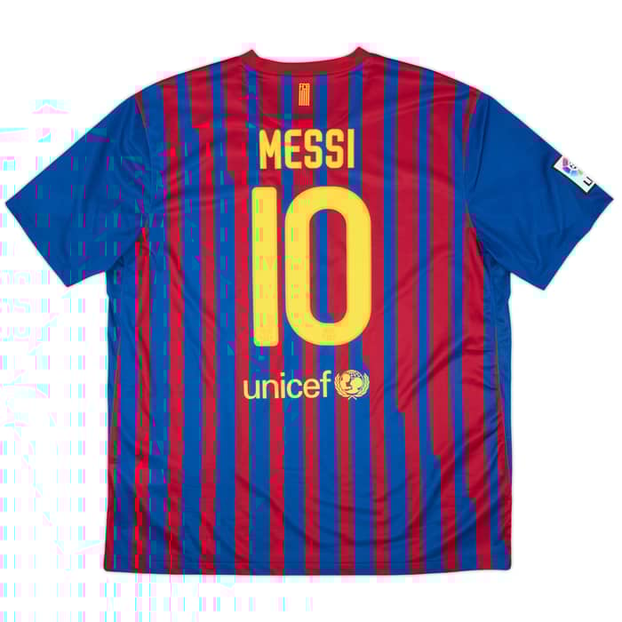 2011-12 Barcelona Home Shirt Messi #10 - 9/10 - (XXL)