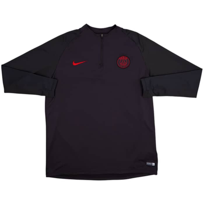 2019-20 Paris Saint-Germain Nike 1/4 Zip Training Top - 9/10 - (XL)