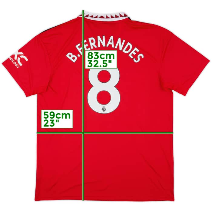 2022-23 Manchester United Home Shirt B.Fernandes #8 (XL)