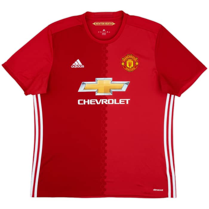 2016-17 Manchester United Home Shirt Pogba #6 - 6/10 - (XL)
