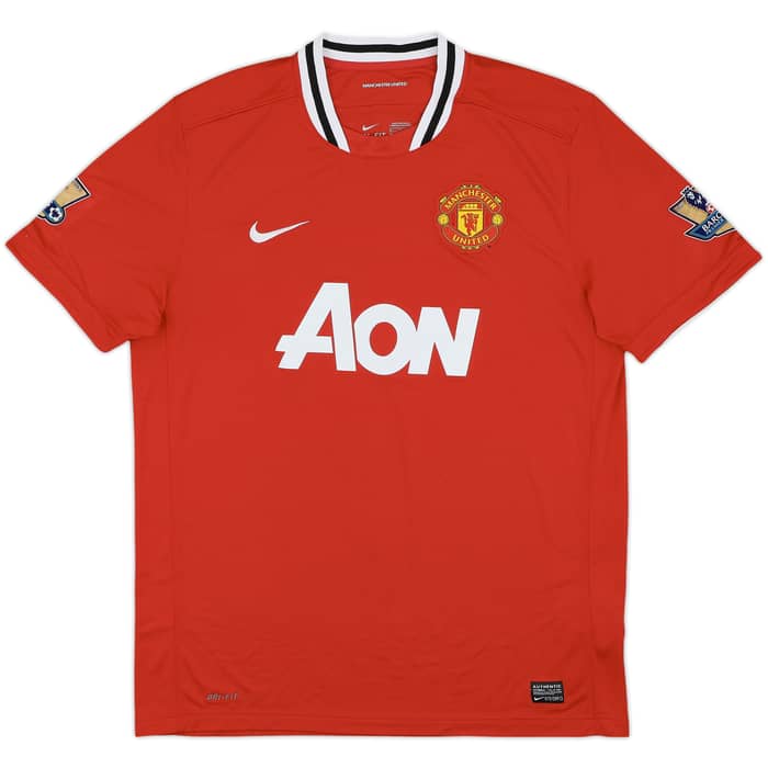 2011-12 Manchester United Home Shirt Pogba #42 - 6/10 - (XL)