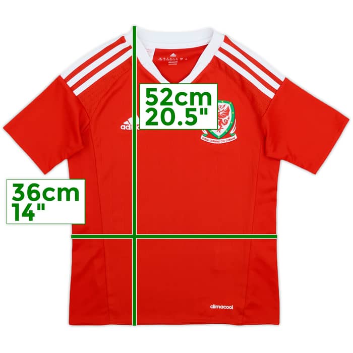 2016-17 Wales Home Shirt - 10/10 - (S.Boys)