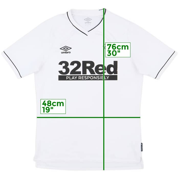 2020-21 Derby County Home Shirt - 7/10 - (M)