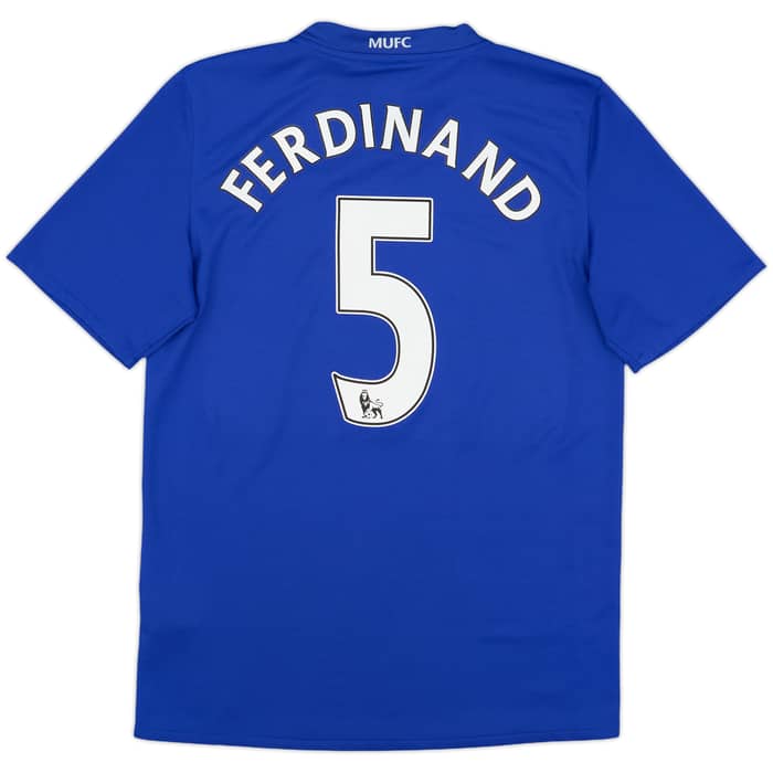 2008-09 Manchester United Third Shirt Ferdinand #5 - 7/10 - (S)