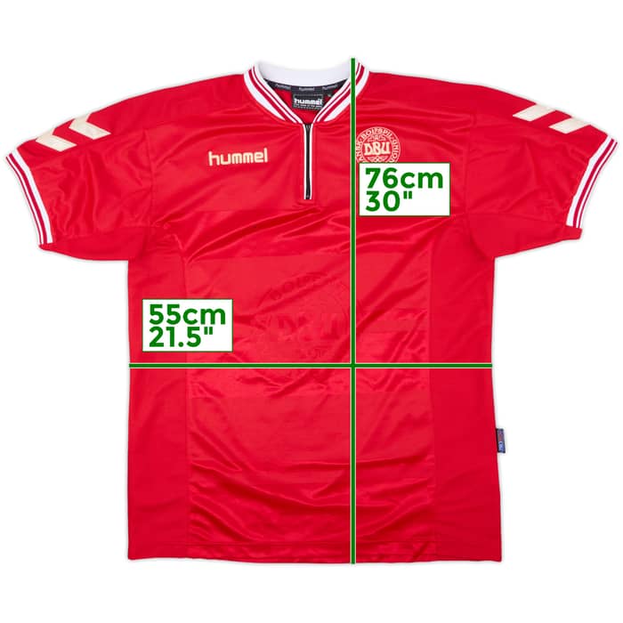 2000-02 Denmark Home Shirt - 7/10 - (XL)