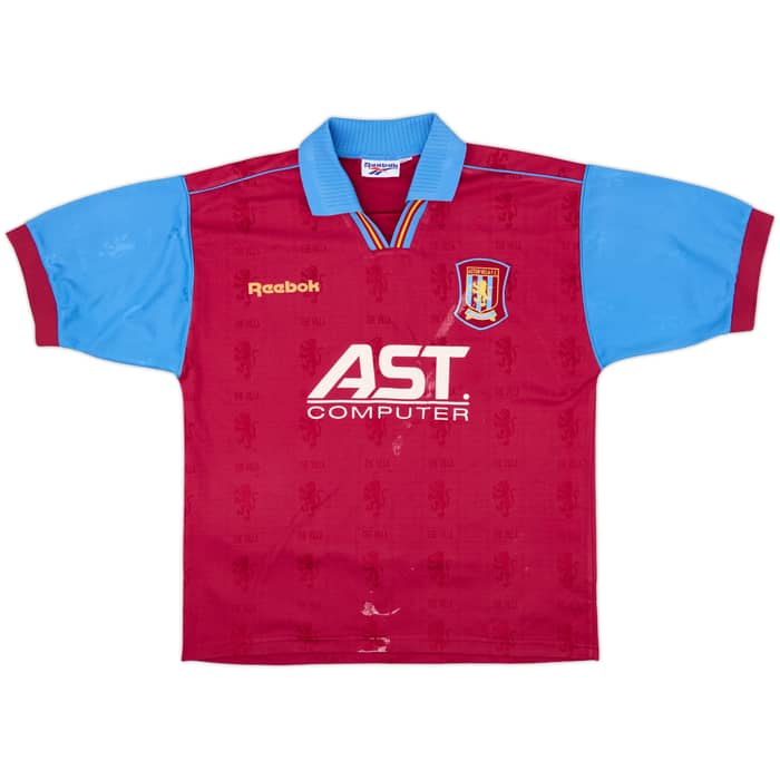 1995-97 Aston Villa Home Shirt - 7/10 - (M)