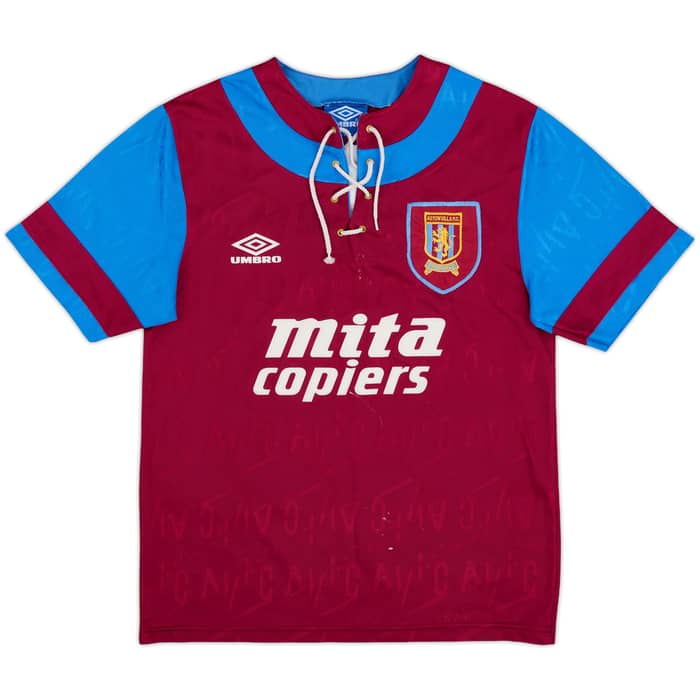 1992-93 Aston Villa Home Shirt #5 - 8/10 - (S)