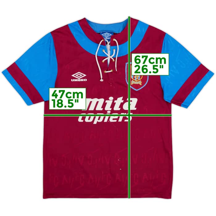 1992-93 Aston Villa Home Shirt #5 - 8/10 - (S)