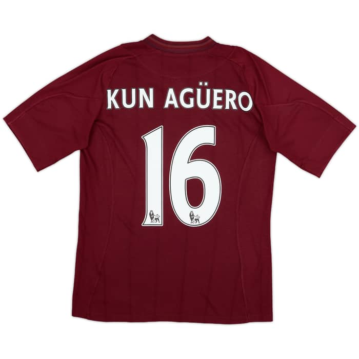 2012-13 Manchester City Away Shirt Kun Aguero #16 - 7/10 - (S)