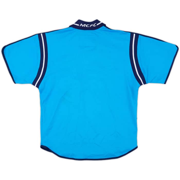 2001-02 Manchester City Home Shirt - 8/10 - (S.Boys)
