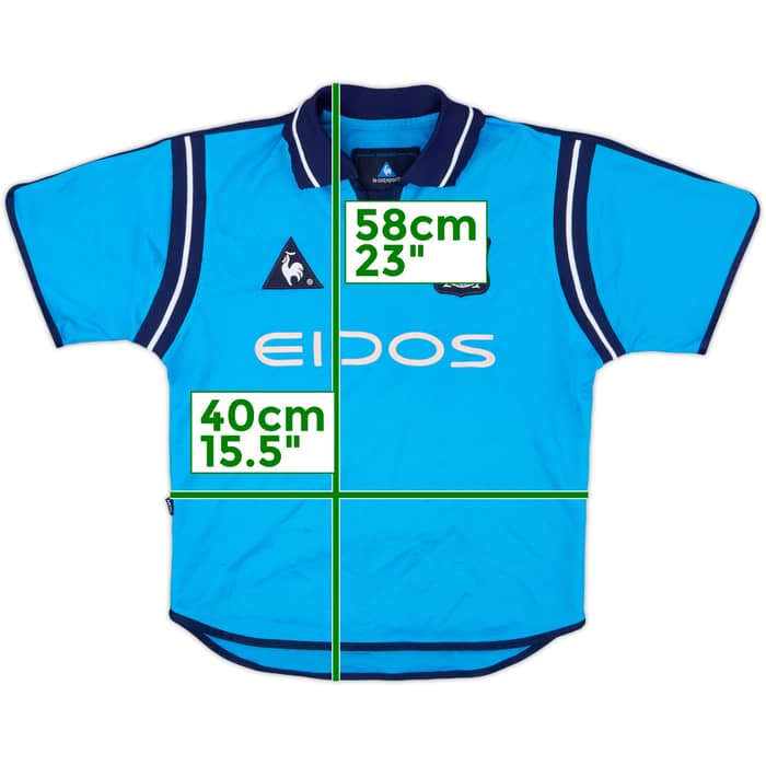 2001-02 Manchester City Home Shirt - 8/10 - (S.Boys)