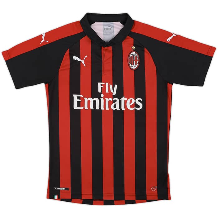 2018-19 AC Milan Home Shirt - 6/10 - (M)