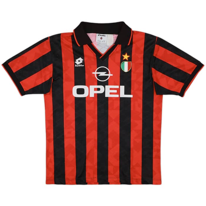 1994-95 AC Milan Home Shirt - 7/10 - (L)