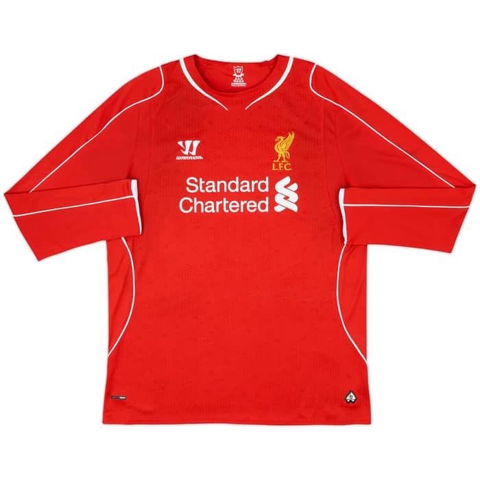 2014-15 Liverpool Home L/S Shirt Sturridge #15 - 7/10 - (XL)