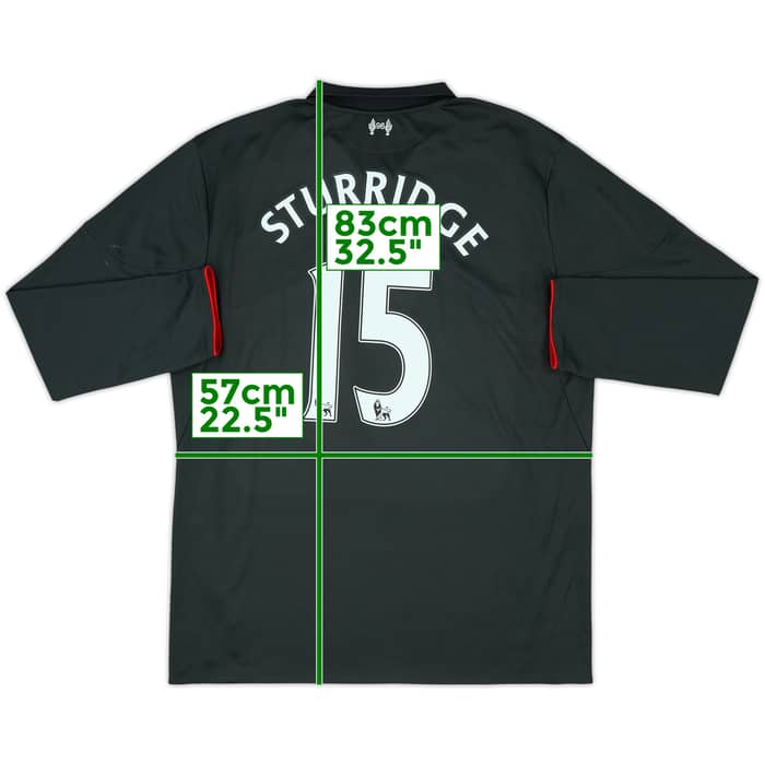 2015-16 Liverpool Third L/S Shirt Sturridge #15 - 8/10 - (XXL)