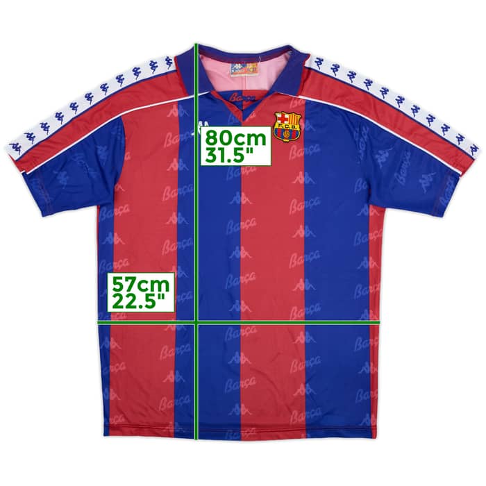 1992-95 Barcelona Home Shirt - 7/10 - (XL)