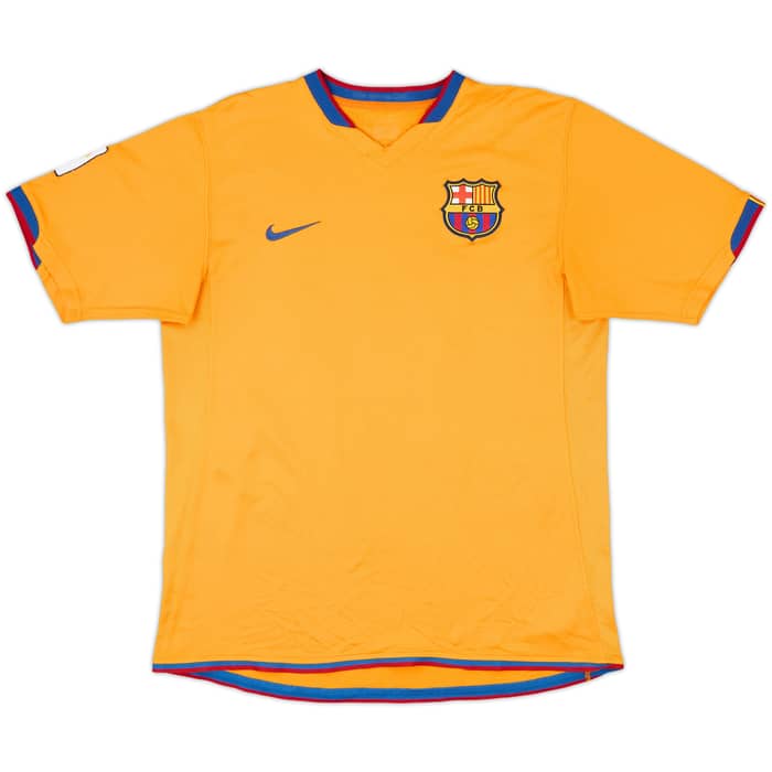 2006-08 Barcelona Away Shirt Ronaldinho #10 - 7/10 - (M)