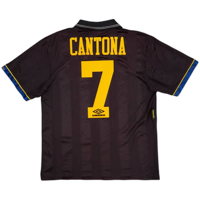 1993-95 Manchester United Away Shirt Cantona #7 - 5/10 - (M)