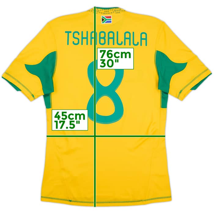 2009-11 South Africa Home Shirt Tshabalala #8 - 10/10 - (S)