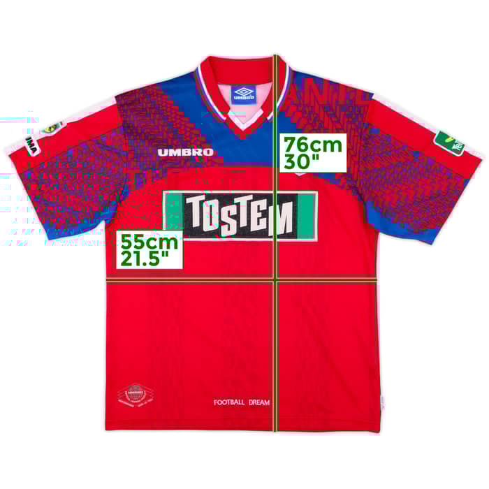 1997 Kashima Antlers Home Shirt - 9/10 - (L)