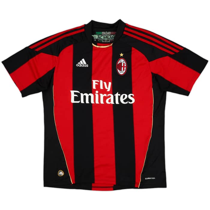 2010-11 AC Milan Home Shirt Ibrahimovic #11 - 8/10 - (M)