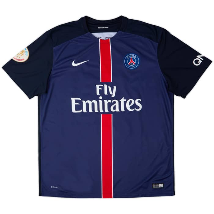 2015-16 Paris Saint-Germain Home Shirt Di Maria #11 - 7/10 - (XL)