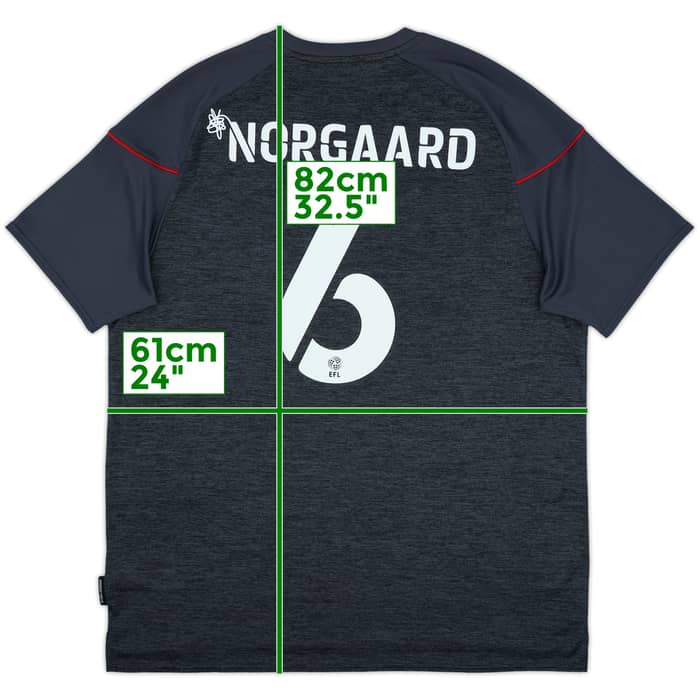 2020-21 Brentford Away Shirt Norgaard #6 - 10/10 - (XXL)