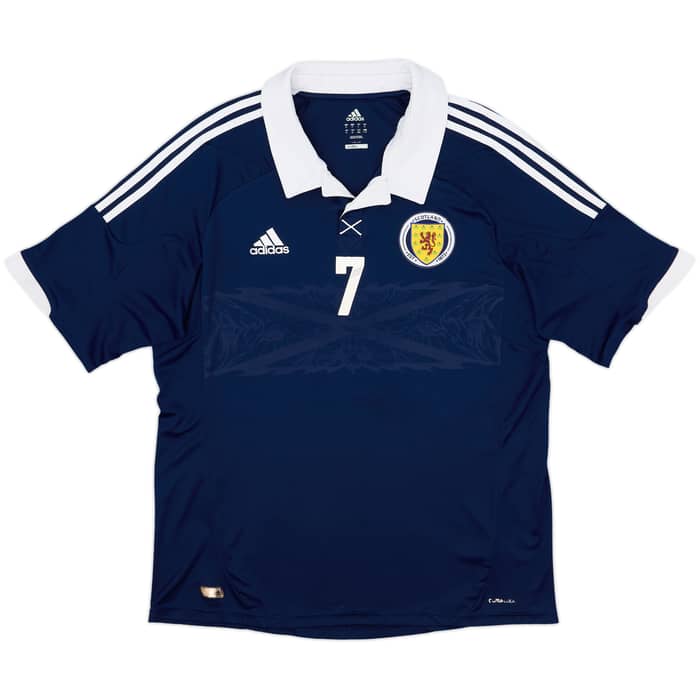 2011-13 Scotland Home Shirt Fletcher #7 - 6/10 - (XL)