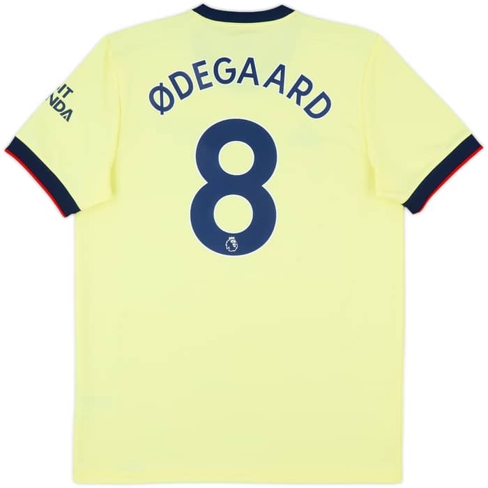 2021-22 Arsenal Away Shirt Odegaard #8 - 8/10 - (L)