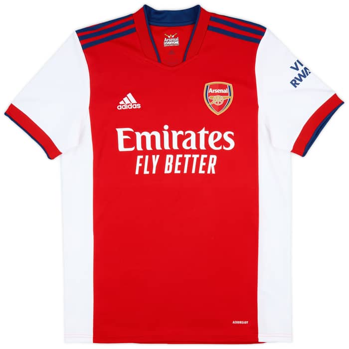 2021-22 Arsenal Home Shirt Odegaard #8 - 8/10 - (L)