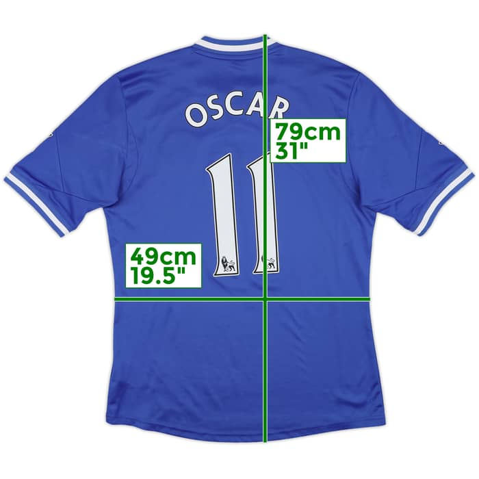 2013-14 Chelsea Home Shirt Oscar #11 - 8/10 - (M)
