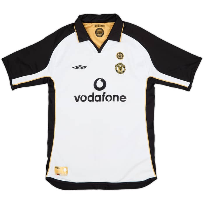 2001-02 Manchester United Centenary Away/Third Shirt Beckham #7 - 7/10 - (L.Boys)