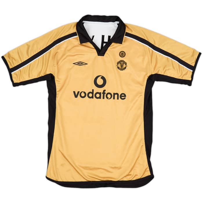 2001-02 Manchester United Centenary Away/Third Shirt Beckham #7 - 7/10 - (L.Boys)