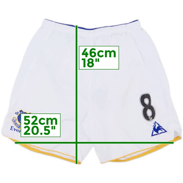 2011-12 Everton Player Issue Home Shorts #8 - 7/10 - (M)