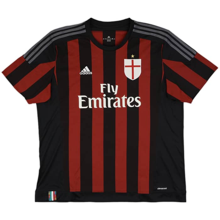 2015-16 AC Milan Home Shirt - 10/10 - (XXL)