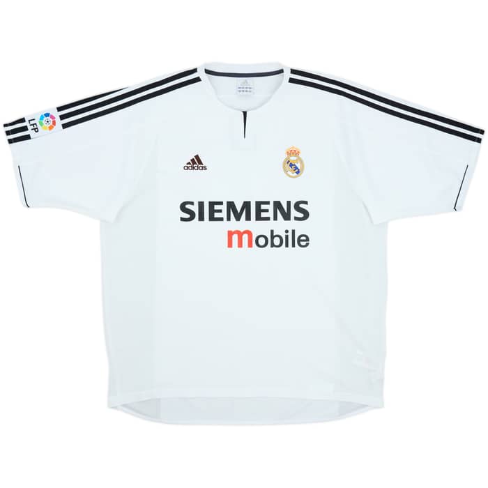 2003-04 Real Madrid Home Shirt Beckham #23 - 7/10 - (XL)
