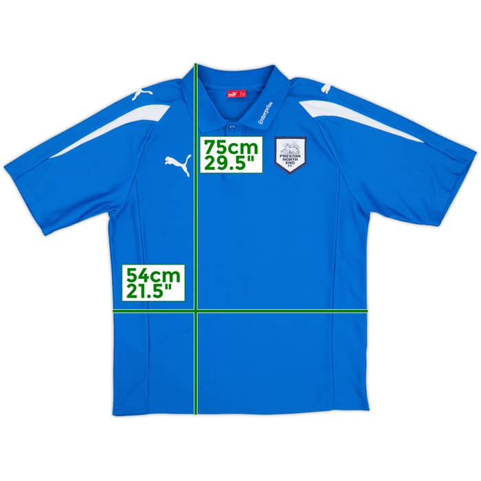 2012-13 Preston North End Puma Polo Shirt - 9/10 - (L)