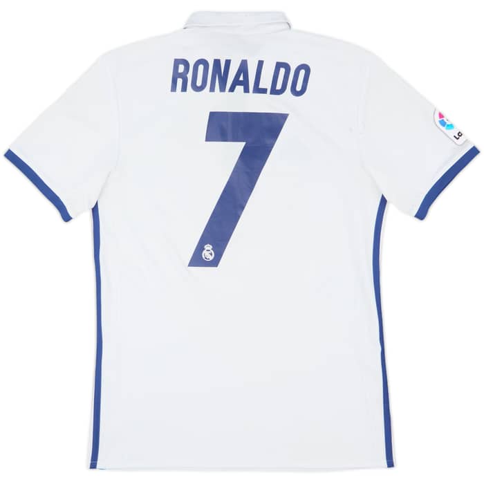 2016-17 Real Madrid Home Shirt Ronaldo #7 - 4/10 - (S)