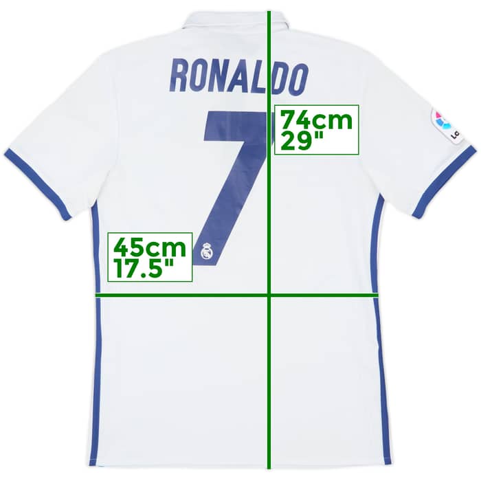 2016-17 Real Madrid Home Shirt Ronaldo #7 - 4/10 - (S)