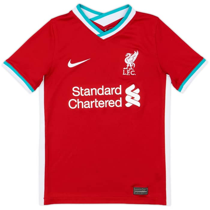 2020-21 Liverpool Home Shirt - 8/10 - (S.Boys)