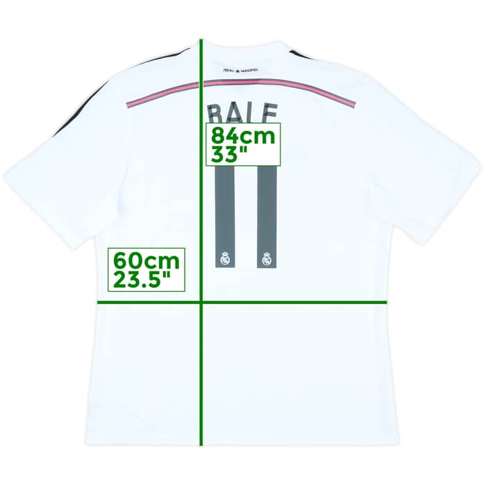 2014-15 Real Madrid Home Shirt Bale #11 - 8/10 - (XXL)