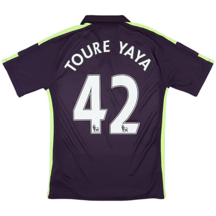 2014-15 Manchester City Third Shirt Toure Yaya #42 - 6/10 - (S)