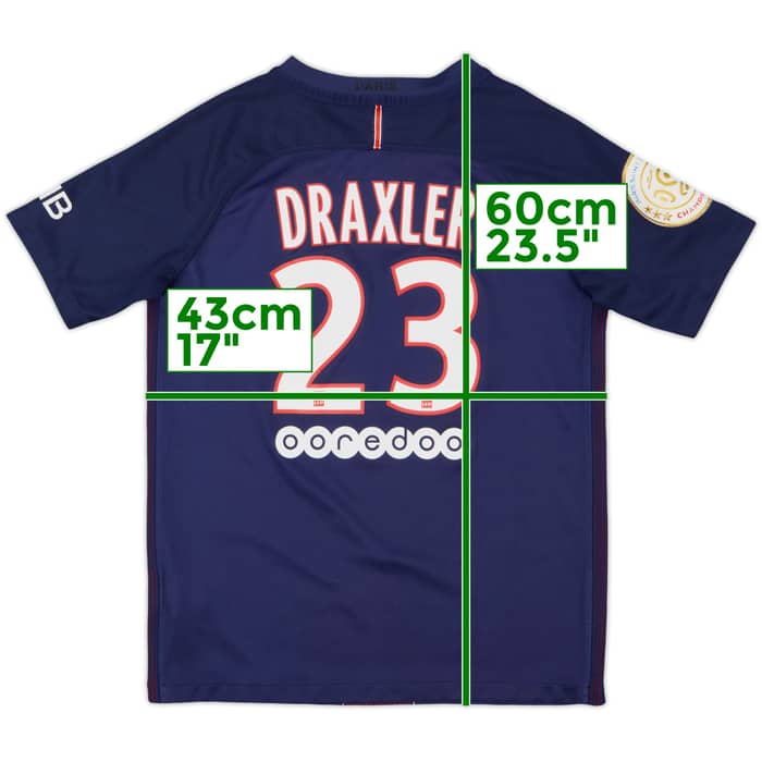 2016-17 Paris Saint-Germain Home Shirt Draxler #23 - 9/10 - (L.Boys)