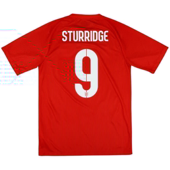 2014-15 England Away Shirt Sturridge #9 - 10/10 - (S)